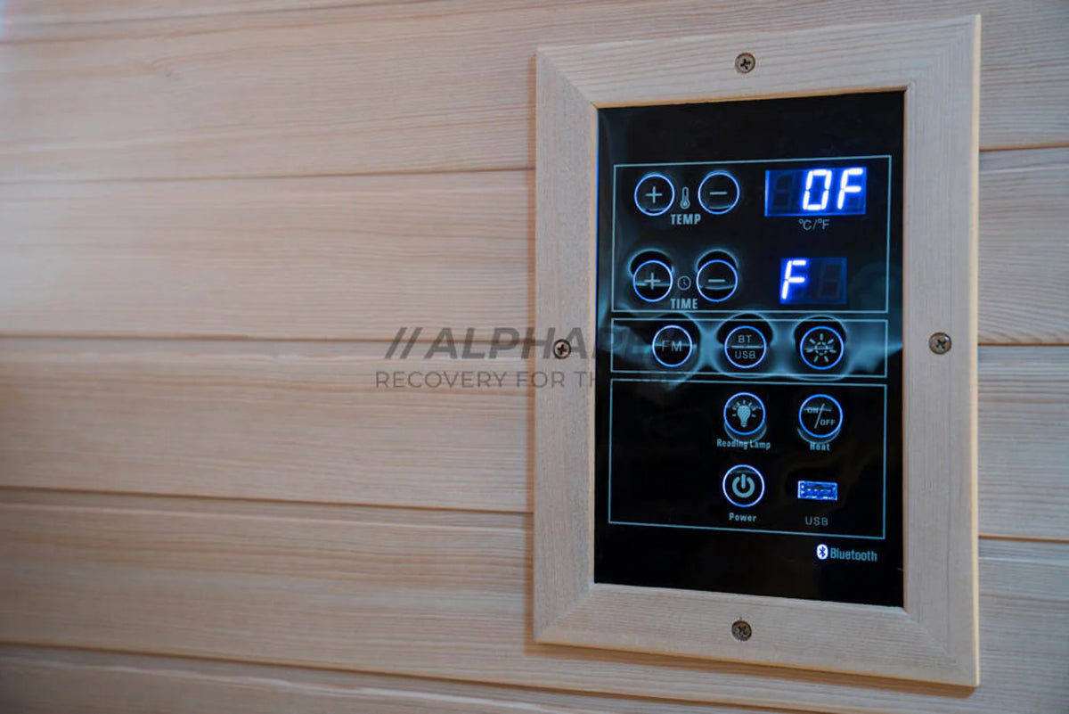 ALPHAPEX 3 to 4 Person Indoor Infrared Sauna: Modern Elegance Meets Therapeutic Warmth