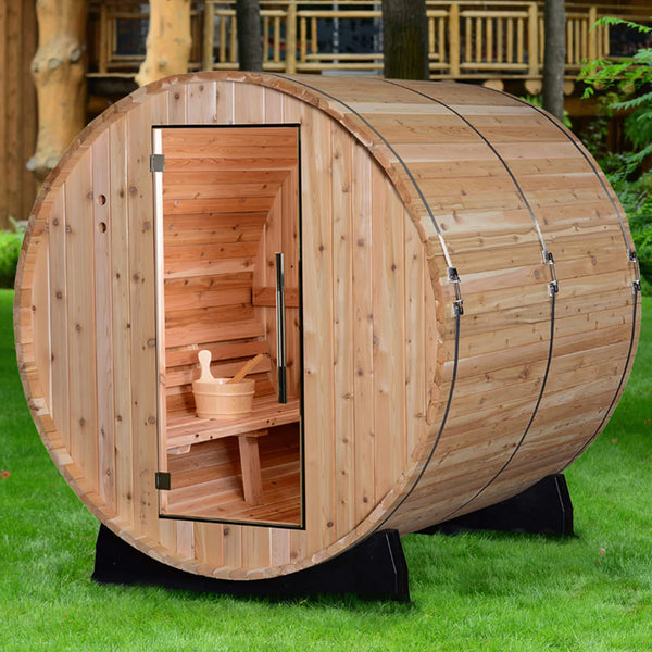 Almost Heaven Pinnacle Barrel Sauna: The Perfect 'Happy Medium' for Every Sauna Enthusiast
