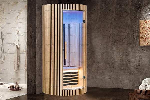 ALPHAPEX 1 Person Indoor Infrared Sauna: Personalized Wellness Oasis with Advanced Technology