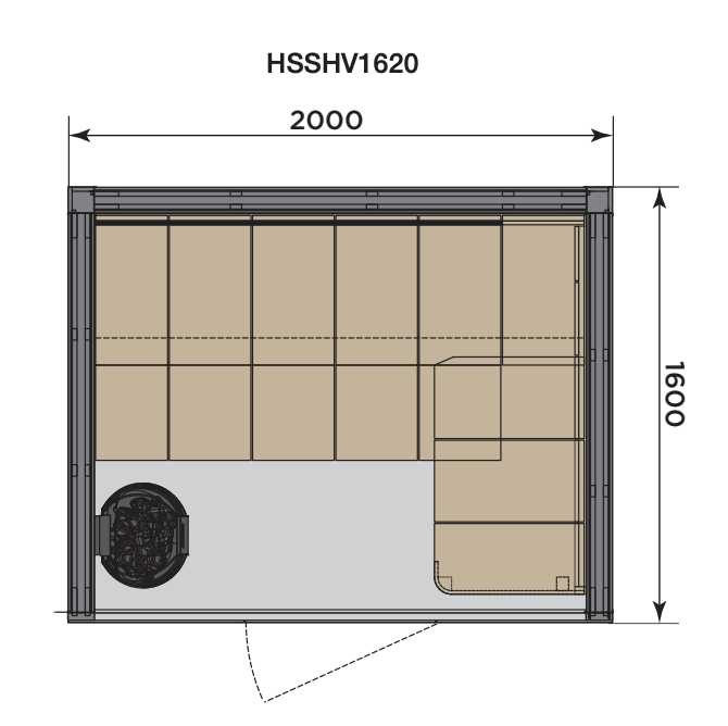 Harvia Ventura Sauna Cabin – Modern Elegance, Timeless Relaxation