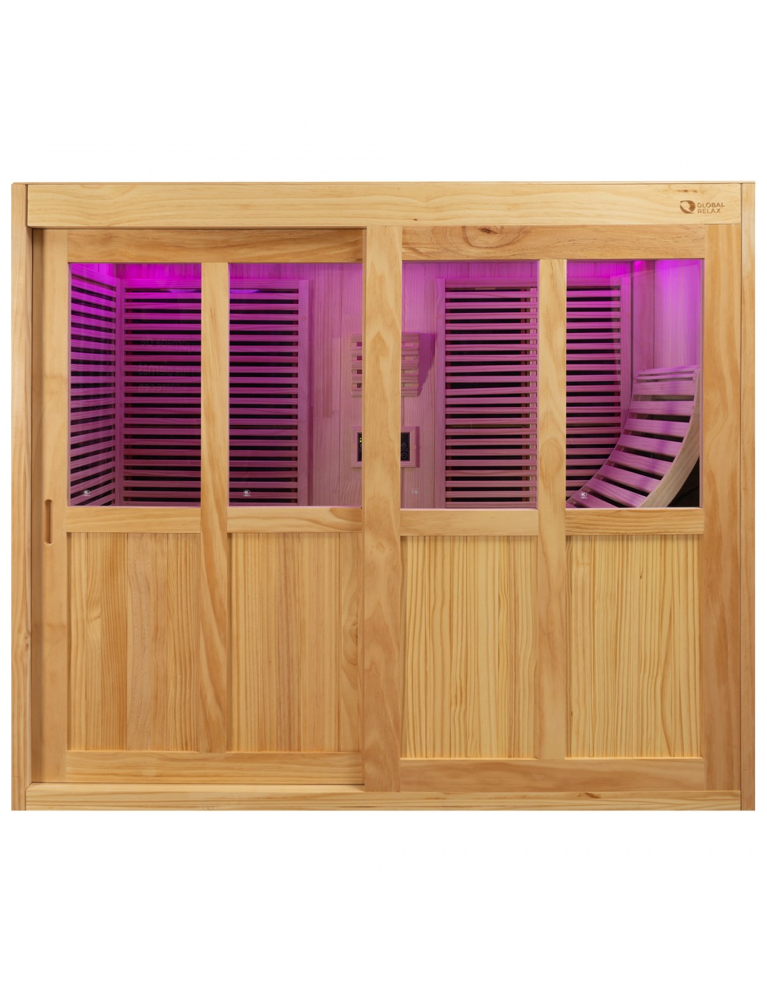 Pure Sauna Dharani Reclining: Full Body Madera Infrared Sauna with 5-Year Official Warranty