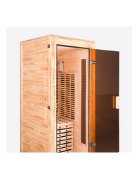 Pure Sauna Dharani Full Body Sauna: Timeless Madera Finish with 5-Year Warranty