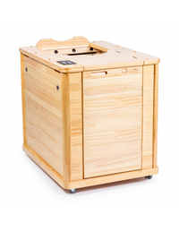 Pure Sauna Dharani Half Body Sauna: Compact Madera Wellness with 5-Year Warranty