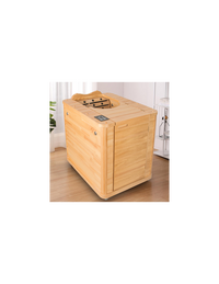 Pure Sauna Dharani Half Body Sauna: Compact Madera Wellness with 5-Year Warranty