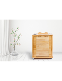 Pure Sauna Dharani Half Body Sauna: Compact Madera Wellness with 5-Year Warranty