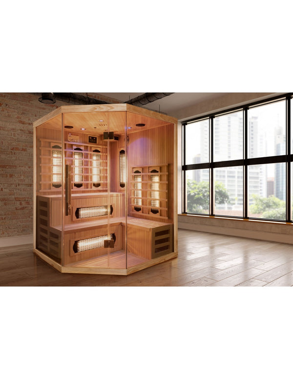 Pure Sauna Dharani S5: 5-Person Madera Full Body Sauna