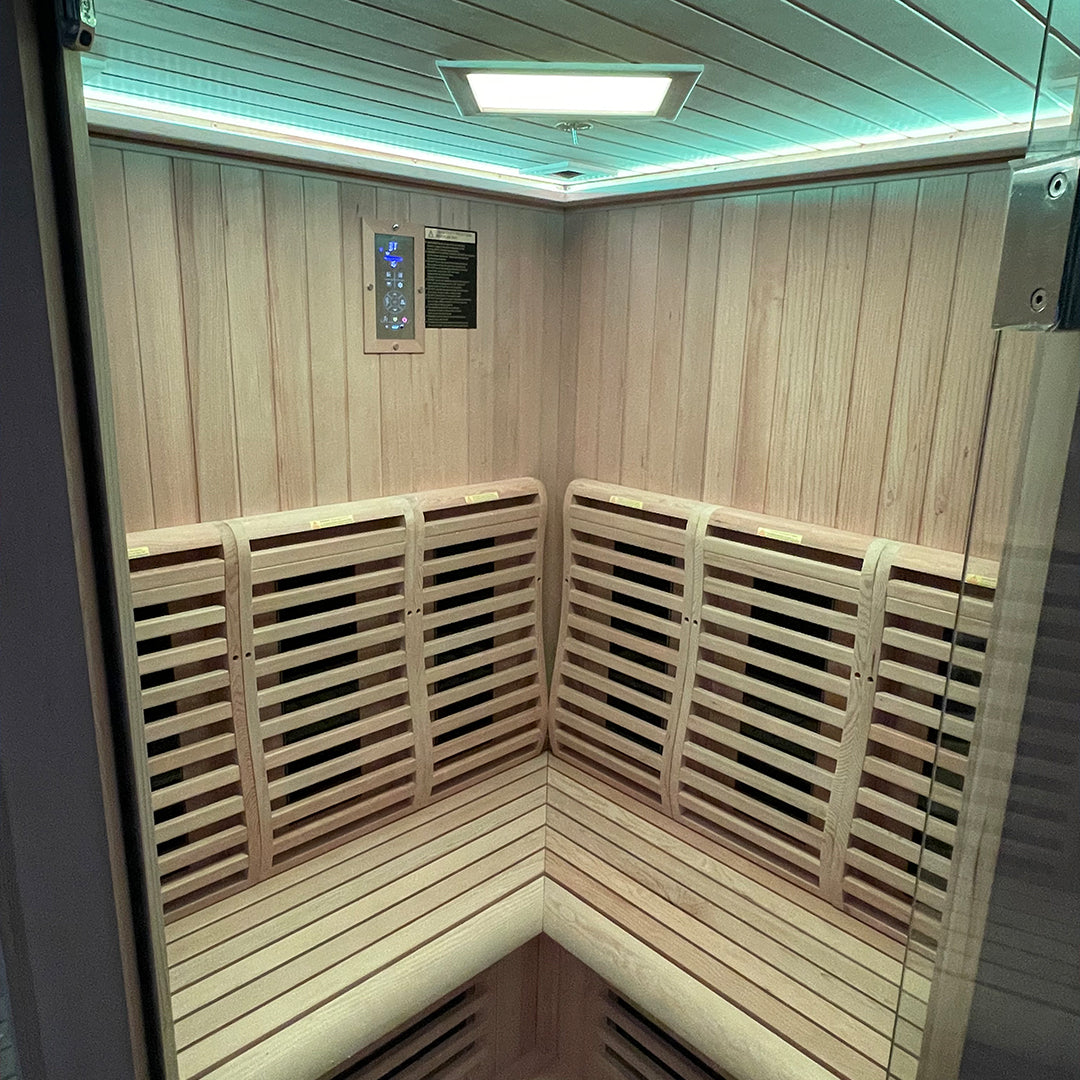 KY007 - Grand 1500mm x 1500mm Infrared Sauna with Premium Features