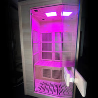 KY005 - Spacious 1100mm x 1000mm Infrared Sauna with Energy Efficiency