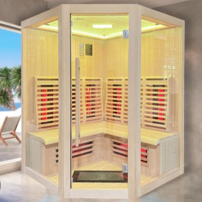 KY007 - Grand 1500mm x 1500mm Infrared Sauna with Premium Features